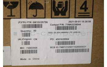 Lenovo 5W10V25796 Wireless,CMB,FBC,L850 Chrome