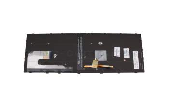 6037B0136415 Original IEC Tastatur BE (belgisch) schwarz mit Backlight und Mouse-Stick