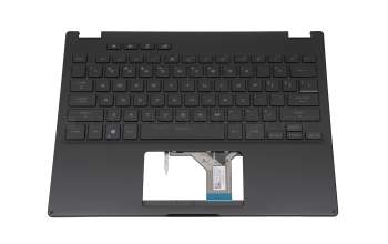 6037B0224001 Original Asus Tastatur inkl. Topcase US (englisch) schwarz/schwarz mit Backlight