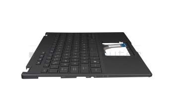 6037B0224001 Original Asus Tastatur inkl. Topcase US (englisch) schwarz/schwarz mit Backlight