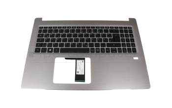 6B.GQ6N5.012 Original Acer Tastatur inkl. Topcase DE (deutsch) schwarz/silber mit Backlight