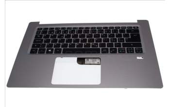 Acer 6B.GQMN5.015 Tastatur skandinavisch (NORDIC) + Topcase silber / schwarz 6B.GQMN5.015 / 6BGQMN5015 (Original)