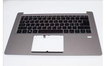 Acer 6B.GXUN1.026 Tastatur inkl. Topcase silber.mit Tastatur schweizer.BL