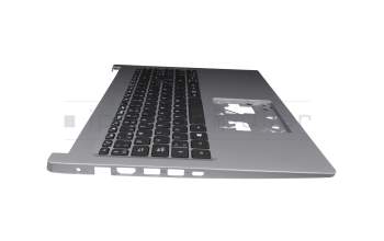 6B.HDEN7.048 Original Acer Tastatur inkl. Topcase SP (spanisch) schwarz/silber