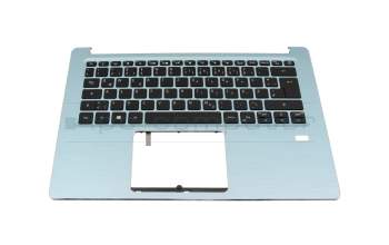6B.HFEN1.008 Original Acer Tastatur inkl. Topcase DE (deutsch) schwarz/blau mit Backlight