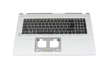 6B.K9ZN2.014 Original Acer Tastatur inkl. Topcase DE (deutsch) schwarz/silber