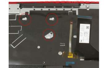 6B.Q3EN2.011 Original Acer Tastatur inkl. Topcase DE (deutsch) schwarz/schwarz mit Backlight (1050)