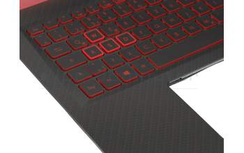 6B.Q3XN2.012 Original Acer Tastatur inkl. Topcase DE (deutsch) schwarz/rot/schwarz mit Backlight (Nvidia 1060)