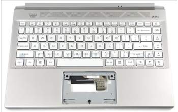 Acer 6B.QBJN2.001 Tastatur inkl. Topcase silber.mit Tastatur US-INT.BL