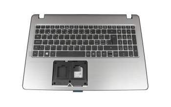6BGFMN7024 Original Acer Tastatur inkl. Topcase CH (schweiz) schwarz/silber