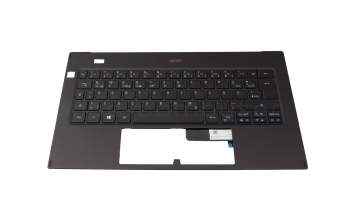 6BH98N7011 Original Acer Tastatur inkl. Topcase DE (deutsch) schwarz/blau/schwarz mit Backlight