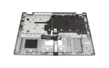 6BKHKN7011 Original Acer Tastatur inkl. Topcase DE (deutsch) grau/grau mit Backlight