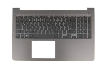 6RW8F Original Dell Tastatur inkl. Topcase DE (deutsch) schwarz/grau