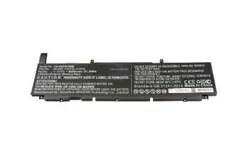 IPC-Computer Akku kompatibel zu Dell F8CPG mit 91,20Wh
