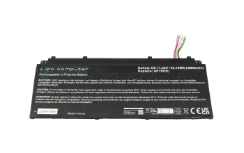 IPC-Computer Akku 11,55V (AP15O5L) kompatibel zu Acer KT.00305.003 mit 53,13Wh