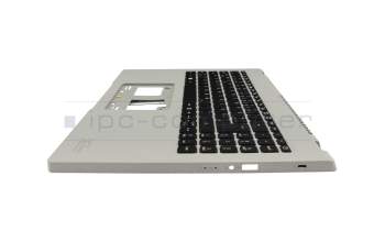 71N47BO093 Original Compal Tastatur inkl. Topcase DE (deutsch) schwarz/grau mit Backlight