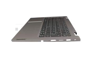 71NJE338029 Original Compal Tastatur inkl. Topcase DE (deutsch) anthrazit/grau mit Backlight mit Smart Pen Fach