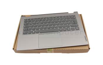 71NJE338029 Original Compal Tastatur inkl. Topcase DE (deutsch) anthrazit/grau mit Backlight mit Smart Pen Fach