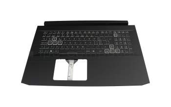 71NJV1BO083 Original Compal Tastatur inkl. Topcase CH (schweiz) schwarz/schwarz mit Backlight
