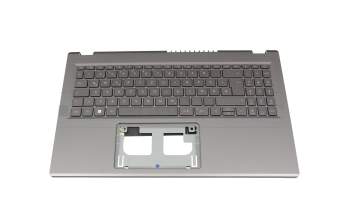 71NM1JBO021 Original Compal Tastatur inkl. Topcase DE (deutsch) grau/grau mit Backlight