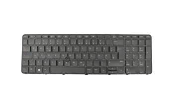 831023-041 Original HP Tastatur DE (deutsch) schwarz mit Backlight und Mouse-Stick