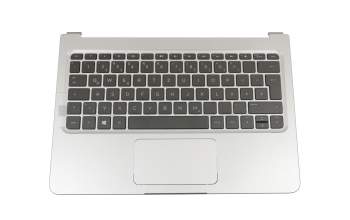 841556-041 Original HP Tastatur inkl. Topcase DE (deutsch) schwarz/silber