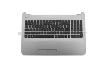 855022-041 Original HP Tastatur inkl. Topcase DE (deutsch) schwarz/silber grauer Beschriftung