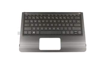 856071-041 Original HP Tastatur inkl. Topcase DE (deutsch) grau/schwarz mit Backlight
