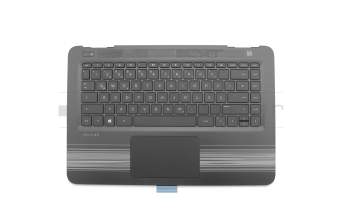 856186-041 Original HP Tastatur inkl. Topcase DE (deutsch) schwarz/schwarz
