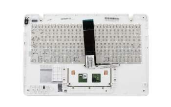 90NB04U1-R31GE0 Original Asus Tastatur inkl. Topcase DE (deutsch) weiß/weiß
