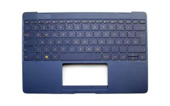 90NB0CZ1-R31GE0 Original Asus Tastatur inkl. Topcase DE (deutsch) blau mit Backlight