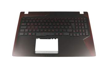 90NB0DW7-R30GE0 Original Asus Tastatur inkl. Topcase DE (deutsch) schwarz/schwarz mit Backlight