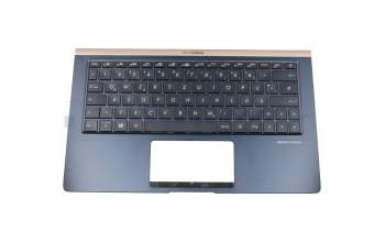 90NB0JV3-R31GE0 Original Asus Tastatur inkl. Topcase DE (deutsch) schwarz/blau mit Backlight