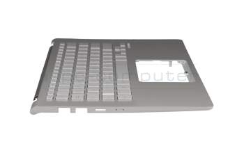90NB0KL4-R31GE0 Original Asus Tastatur inkl. Topcase DE (deutsch) silber/silber mit Backlight
