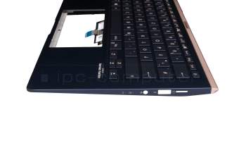 90NB0MP1-R31GE0 Original Asus Tastatur inkl. Topcase DE (deutsch) blau/blau mit Backlight