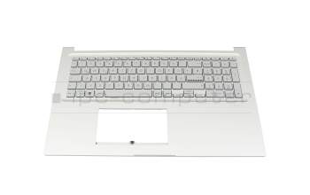 90NB10F1-R31GE0 Original Asus Tastatur inkl. Topcase DE (deutsch) grau/silber