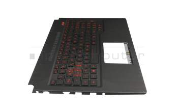 90NR0GN1-R31GE0 Original Asus Tastatur inkl. Topcase DE (deutsch) schwarz/schwarz mit Backlight