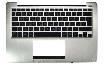 90R-NFQ1K1J00U Original Asus Tastatur inkl. Topcase GR (griechisch) schwarz/silber