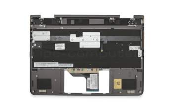 918028-041 Original HP Tastatur inkl. Topcase DE (deutsch) grau/grau mit Backlight
