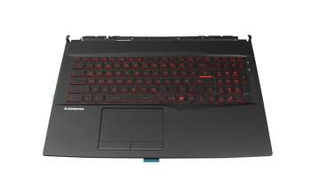 957-17E51E-C02 Original MSI Tastatur inkl. Topcase DE (deutsch) schwarz/schwarz mit Backlight