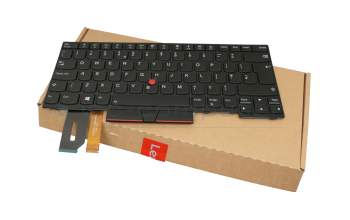 9AX00J6 Original Lenovo Tastatur UK (englisch) schwarz mit Backlight und Mouse-Stick