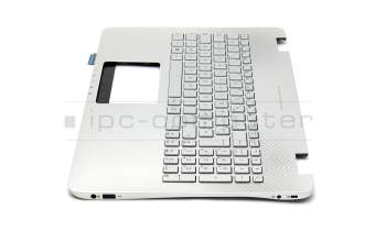 9Z.N8BBC.P0F Original DFE Tastatur inkl. Topcase FR (französisch) silber/silber mit Backlight