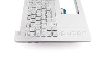9Z.N8SLN.S01 Original Darfon Tastatur inkl. Topcase DE (deutsch) silber/silber mit Backlight (für Modelle mit HDD)