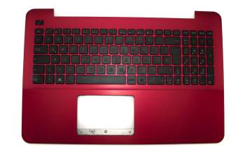 9Z.N8SSU.A0G Original DFE Tastatur inkl. Topcase DE (deutsch) schwarz/rot