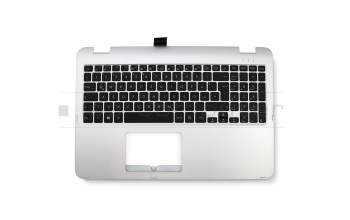 9Z.NANSQ.20G Original Darfon Tastatur inkl. Topcase DE (deutsch) schwarz/silber