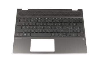 9Z.NEZBW.50G HP Tastatur inkl. Topcase DE (deutsch) schwarz/schwarz mit Backlight