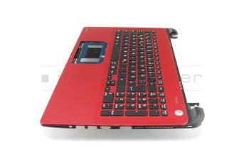 A000300930 Original Toshiba Tastatur inkl. Topcase DE (deutsch) schwarz/rot