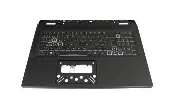 AEZGRG02010 Original Acer Tastatur inkl. Topcase DE (deutsch) schwarz/weiß/schwarz mit Backlight