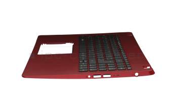 AM2CE000B00 Original Acer Tastatur inkl. Topcase DE (deutsch) schwarz/rot mit Backlight