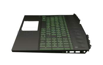 AM2K8000400 Original HP Tastatur inkl. Topcase DE (deutsch) schwarz/schwarz mit Backlight